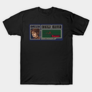 Claire Redfield Pixel Art T-Shirt